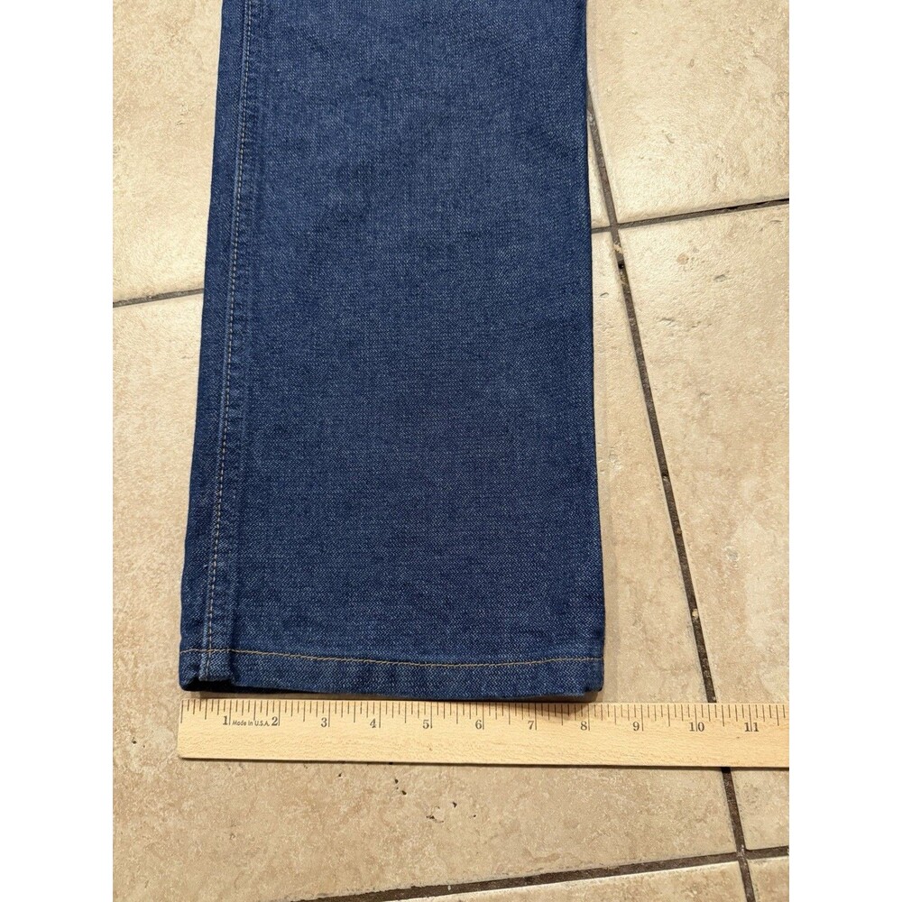 Wrangler FR Jeans Mens 36x30 Blue Original Fit FR13MWZ Flame Resistant Pants EUC - Picture 9 of 10